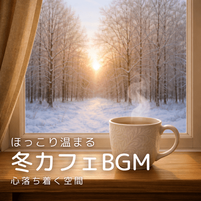Warm and cozy winter cafe background music. Wrapped in a gentle atmosphere. Front Cover