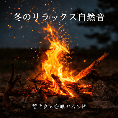 Relaxing Nature Sounds of Winter, Bonfire and Sleep Sounds Front Cover