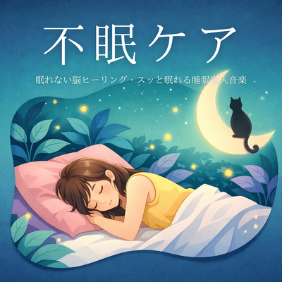 Insomnia Care: Brain Healing & Easy Sleep Music Front Cover