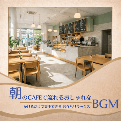 Stylish Morning CAFE Music: Relax at Home & Focus Just by Listening Front Cover