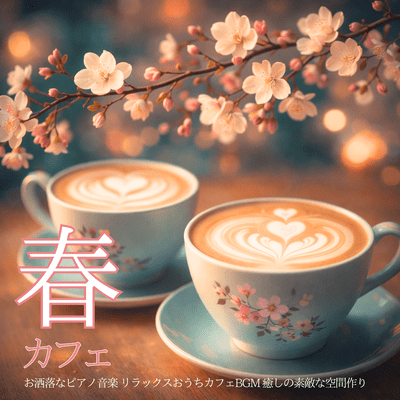 Spring Cafe - Stylish Piano Music: Relaxing Home Cafe Music, Soothing Time Front Cover