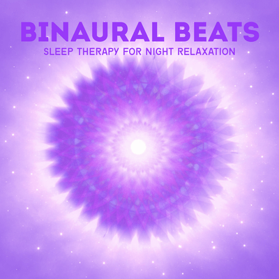 Binaural Beats Sleep Therapy for Night Relaxation Front Cover
