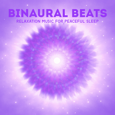 Binaural Beats Relaxation Music for Peaceful Sleep Front Cover