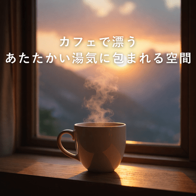A space enveloped in the warm steam of a cafe Front Cover