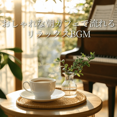 Relaxing background music played in a stylish morning cafe Front Cover