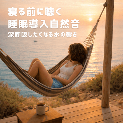 Listen to nature sounds to induce sleep before going to bed. The sound of water makes you want to take a deep breath. Front Cover