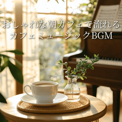 Cafe music background music played in a stylish morning cafe Front Cover