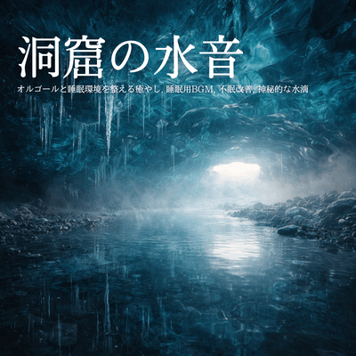 Cave Water Sounds - Relaxing Music Box and Sleeping Environment, BGM for Sleep, Insomnia Relief, Mysterious Water Drops Front Cover