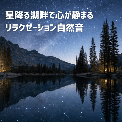 Relaxing sounds of nature on a starry lakeside Front Cover