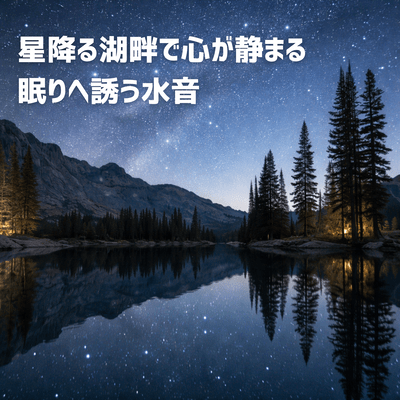 The sound of water lulls you to sleep on a starry lakeside Front Cover