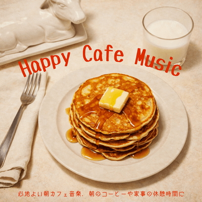 Gentle Morning Cafe - Happy Cafe Music, For Morning Coffee or Housework Breaks Front Cover