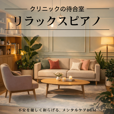Clinic Waiting Room Relaxing Piano - Gently Easing Anxiety, Mental Care Music Front Cover