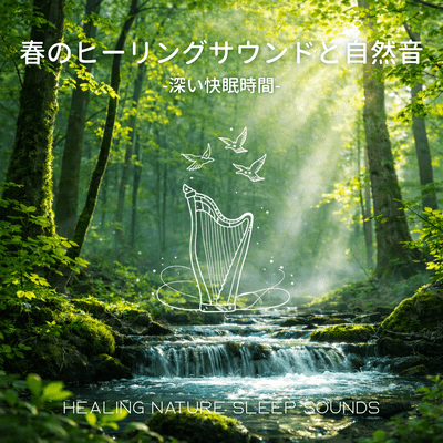 Spring Healing Soundscapes and Nature Sounds - Deep Sleep and Healing Rest Healing Nature Sleep Sounds Front Cover