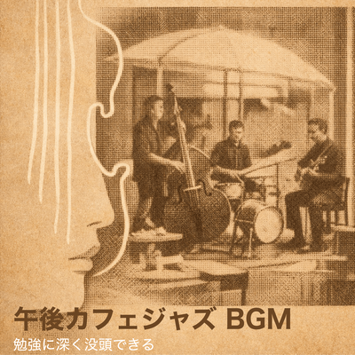 Afternoon Cafe Jazz BGM for deep study Front Cover