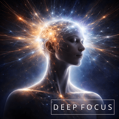 Deep Focus - Concentration Music for Meditation, Brain Stimulation for Study and Total Relaxation Front Cover