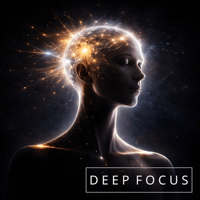 Deep Focus - Music for Flow State, Study, Work, Peaceful Concentration Front Cover
