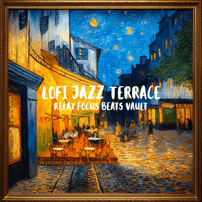 Lofi Jazz Terrace Relax Focus Beats Vault Front Cover