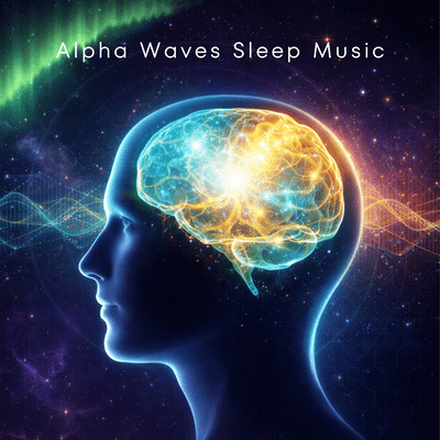 Fall Asleep Deeply - Alpha Wave to Relieve Anxiety & Sleep Soundly Until Morning - Front Cover