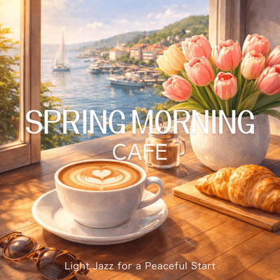 Spring Morning Cafe - Light Jazz for a Peaceful Start Front Cover