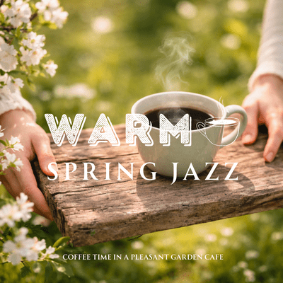 Warm Spring Jazz - Coffee Time in a Pleasant Garden Cafeのジャケット写真
