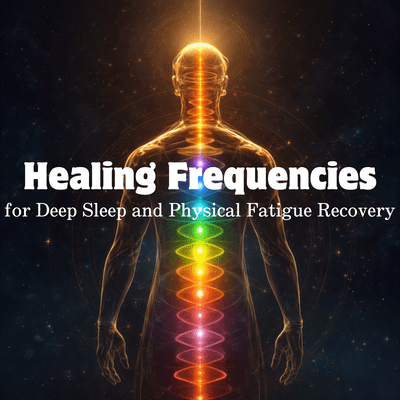 Healing Frequencies for Deep Sleep and Physical Fatigue Recovery Front Cover