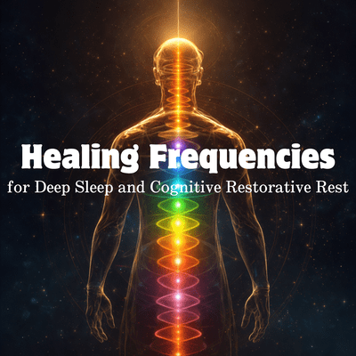 Healing Frequencies for Deep Sleep and Cognitive Restorative Rest Front Cover