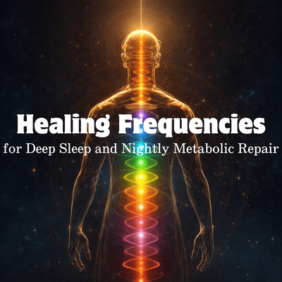 Healing Frequencies for Deep Sleep and Nightly Metabolic Repair Front Cover
