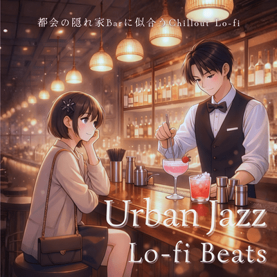 Urban Jazz Lo-fi Beats: Chillout Lo-fi perfect for a hidden urban bar. Front Cover