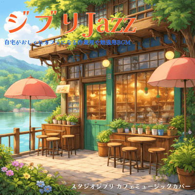 Ghibli Jazz Studio Ghibli Cafe Music Cover BGM That Turns Your Home Into a Stylish Cafe for Study and Work Front Cover
