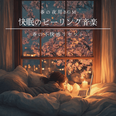 Healing music for good sleep, BGM for spring nights - Reset the discomfort of spring Front Cover
