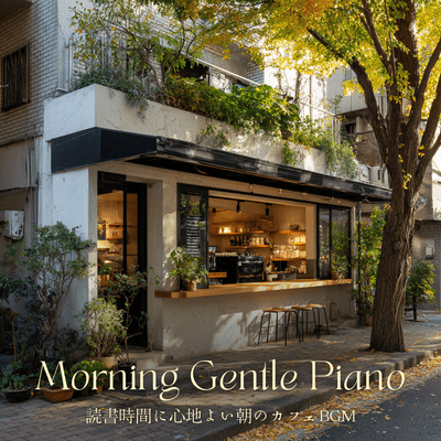 Morning Gentle Piano ~Comfortable Morning Cafe Music for Reading Time~ Front Cover