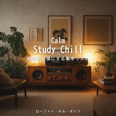 Calm Study Chill - Concentration Rhythm for Habitual Study - Lo -Fi Chill Pop - Front Cover