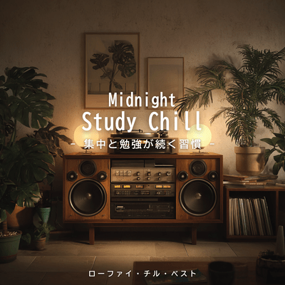 Midnight Study Chill - Habit for Continuous Focus and Study - Lo -Fi Chill Best - Front Cover