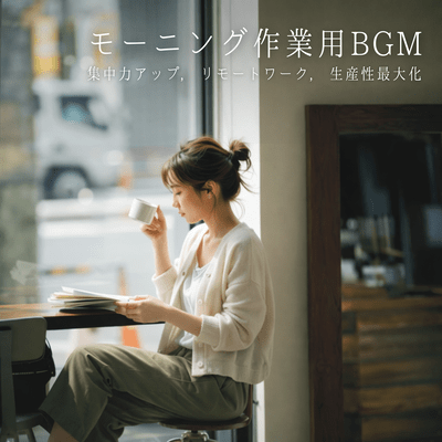 Morning Work Music: Boost Concentration, Remote Work, Maximize Productivity Front Cover