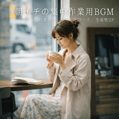 Morning Focus Work Music: Productive Work, Remote Work, Increase Productivity Front Cover