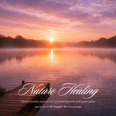 Nature Healing - Mental health support for spiritual growth and inner peace - Front Cover