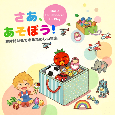 Let's Play! ~Fun Music That Helps with Clean Up Too~ - Music for Children to Play - Front Cover