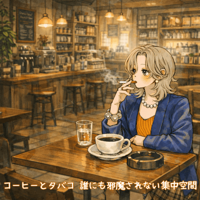 Coffee and cigarettes: A space for focused concentration, undisturbed by anyone. Front Cover
