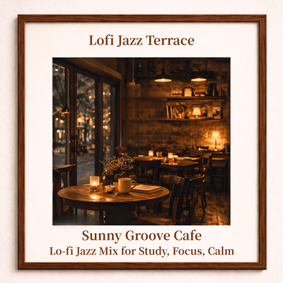 Sunny Groove Cafe - Lo-fi Jazz Mix for Study, Focus, Calm Front Cover