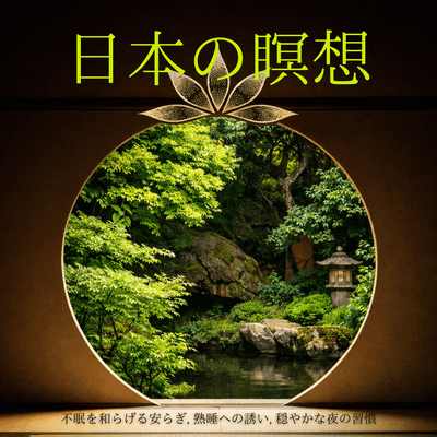 Japanese Meditation - Relaxation to alleviate insomnia, an invitation to deep sleep, a calming nighttime routine Front Cover