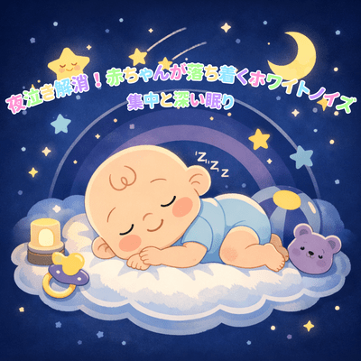 Solve nighttime crying! White noise soothes babies: promotes concentration and deep sleep. Front Cover
