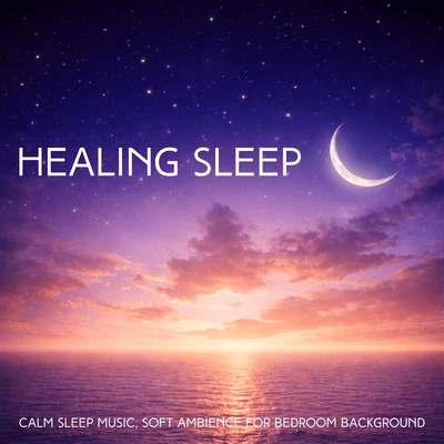 Healing Sleep - Calm Sleep Music, Soft Ambience for Bedroom Background Front Cover