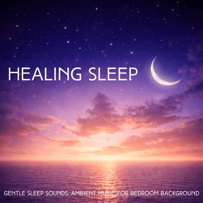 Healing Sleep - Gentle Sleep Sounds, Ambient Music for Bedroom Background Front Cover