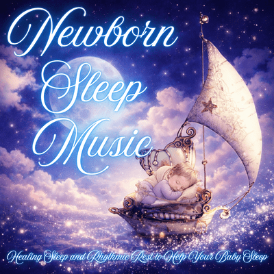 Newborn Sleep Music Healing Sleep and Rhythmic Rest to Help Your Baby Sleep Front Cover