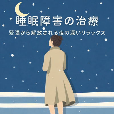 Treatment for sleep disorders: Deep relaxation at night, free from tension. Front Cover