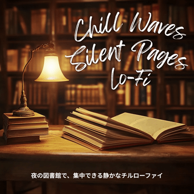 Lo -Fi for a Quiet Night Library - Chill Waves Silent Pages Lo-Fi for Deep Focus Front Cover