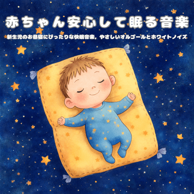 Peaceful Baby Sleep Music: Perfect for Newborn Naptime with Gentle Music Box and White Noise Front Cover