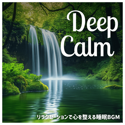 Deep Calm: Relaxing background music for calming your mind and promoting sleep. Front Cover
