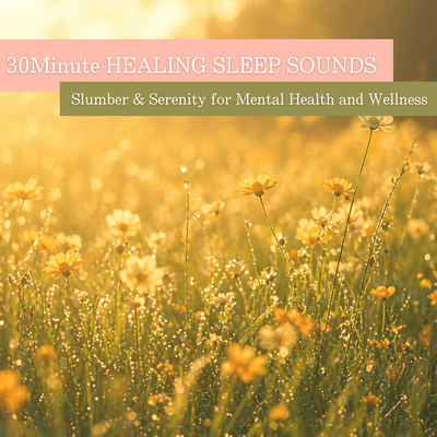 30Minute HEALING SLEEP SOUNDS Slumber & Serenity for Mental Health and Wellness Front Cover