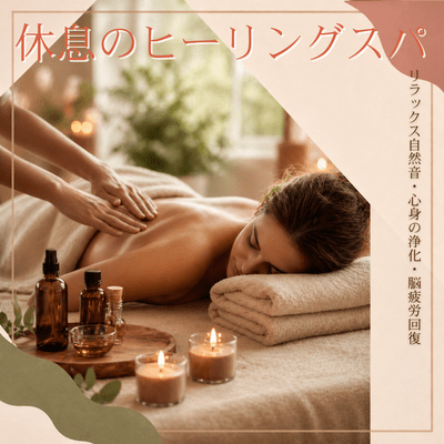 Restful Healing Spa: Relaxing Nature Sounds, Mind & Body Detox, Brain Recovery Front Cover
